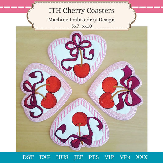ITH Cherry Coasters