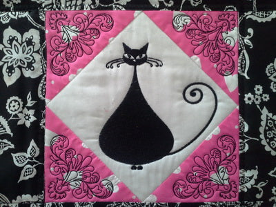 EW065 - Cute Cats Quilt As You Go Blocks