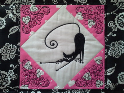EW065 - Cute Cats Quilt As You Go Blocks