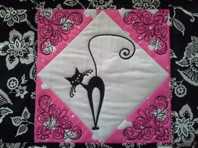 EW065 - Cute Cats Quilt As You Go Blocks