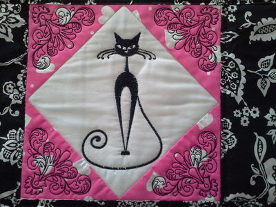 EW065 - Cute Cats Quilt As You Go Blocks
