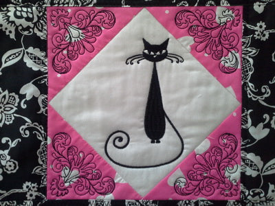 EW065 - Cute Cats Quilt As You Go Blocks