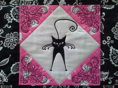 EW065 - Cute Cats Quilt As You Go Blocks