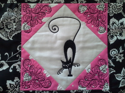 EW065 - Cute Cats Quilt As You Go Blocks