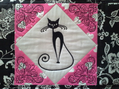 EW065 - Cute Cats Quilt As You Go Blocks