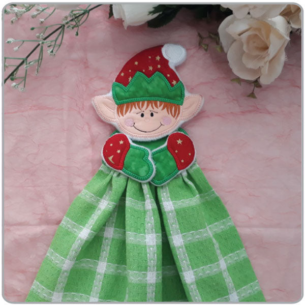EW198 ITH Christmas Towel Toppers
