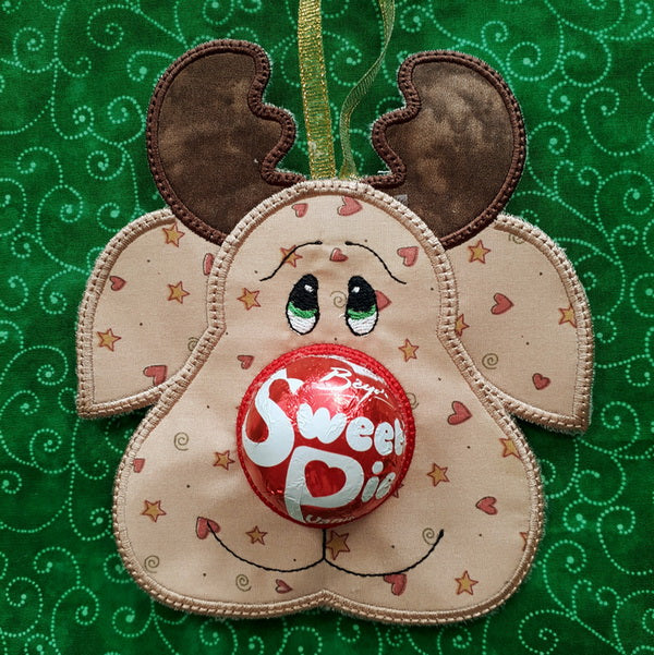 EW201 ITH Rudolph Sweetie Pie Holder