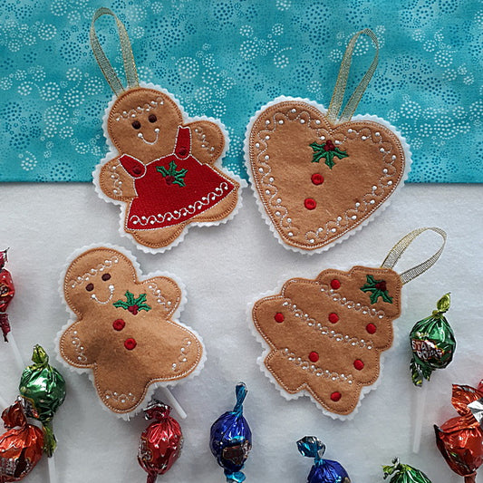 EW204  ITH Christmas Cookie Sucker Toppers and Ornaments