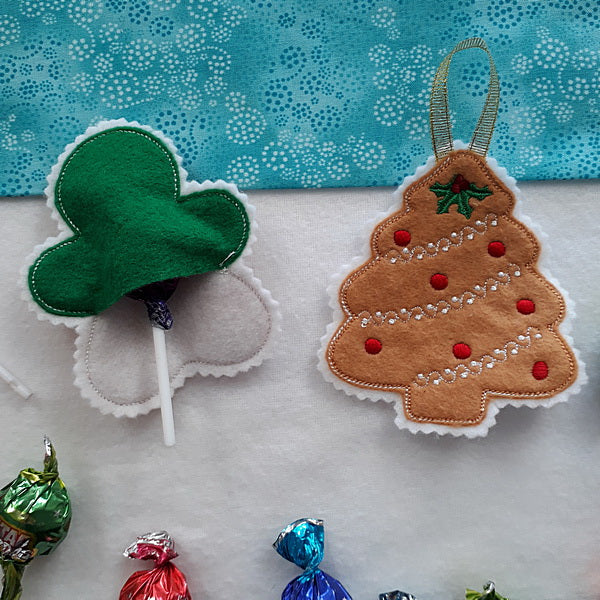 EW204 ITH Christmas Cookie Sucker Toppers and Ornaments