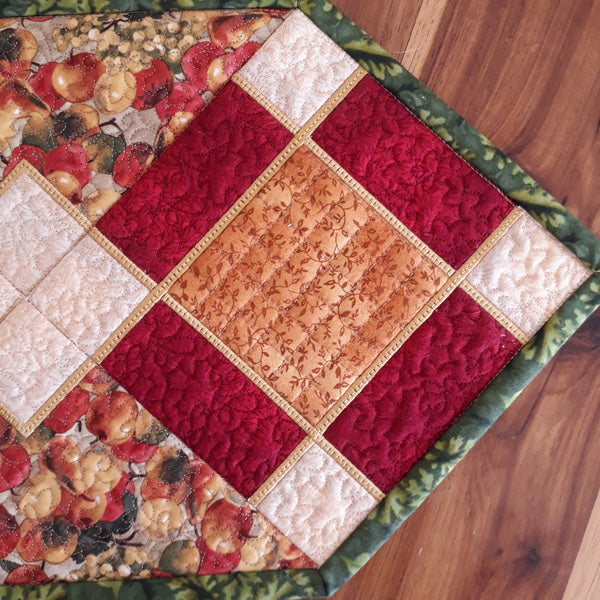 EW225 Quilted Fall Table Runner