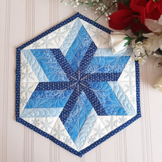 EW246  Winter Star Table Topper