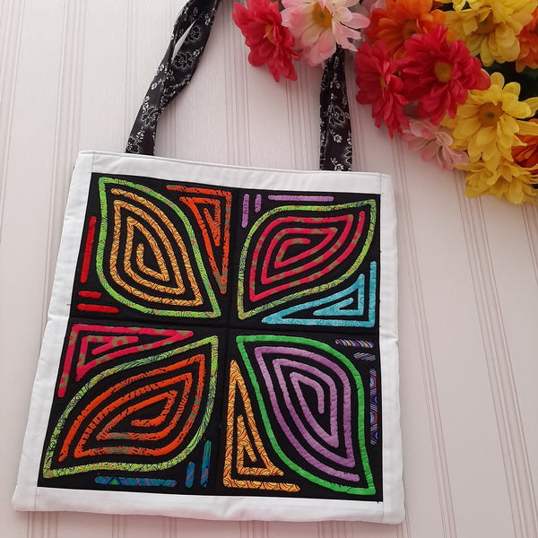 EW269 Mola Flower Tote