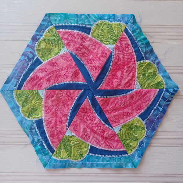 EW291 Kaleidoscope Fantasy Hexagon Block 2