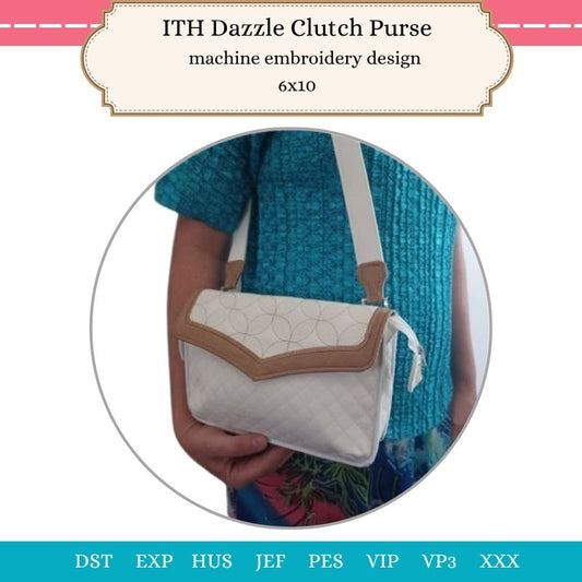 EW341 - ITH Dazzle Clutch Purse