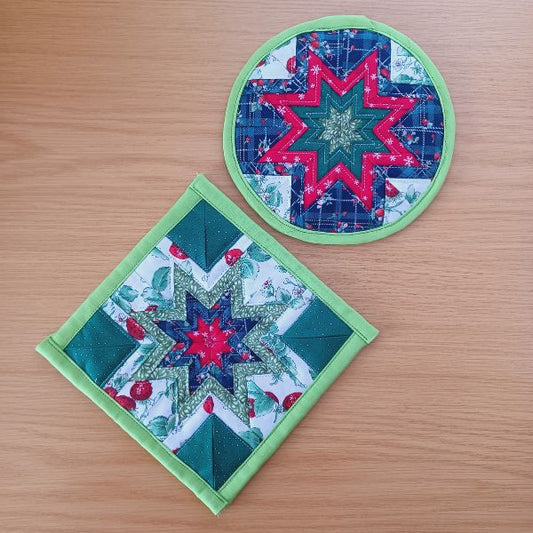 EW352  Folded Star Trivets