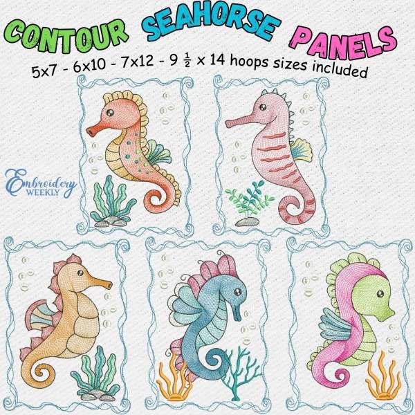 EW355 Contour Seahorse Panels