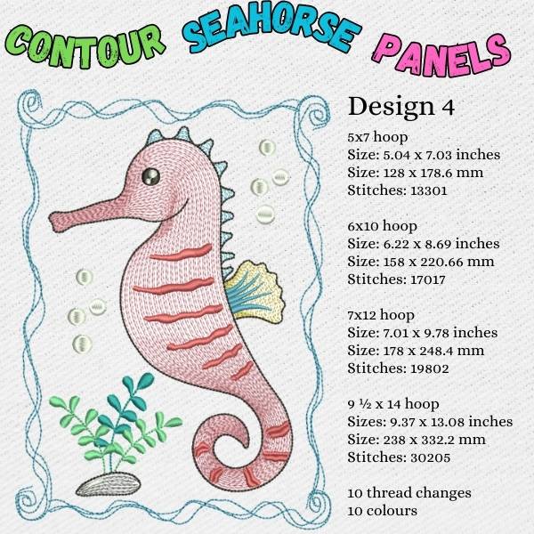 EW355 Contour Seahorse Panels