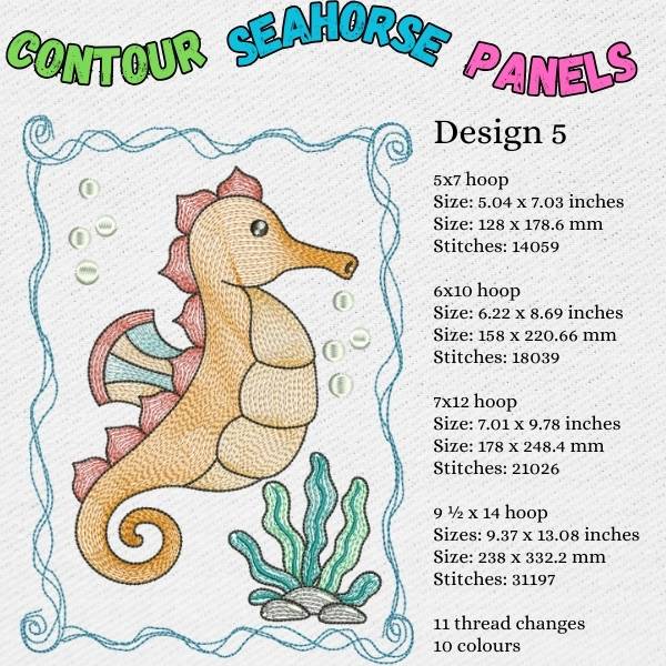 EW355 Contour Seahorse Panels