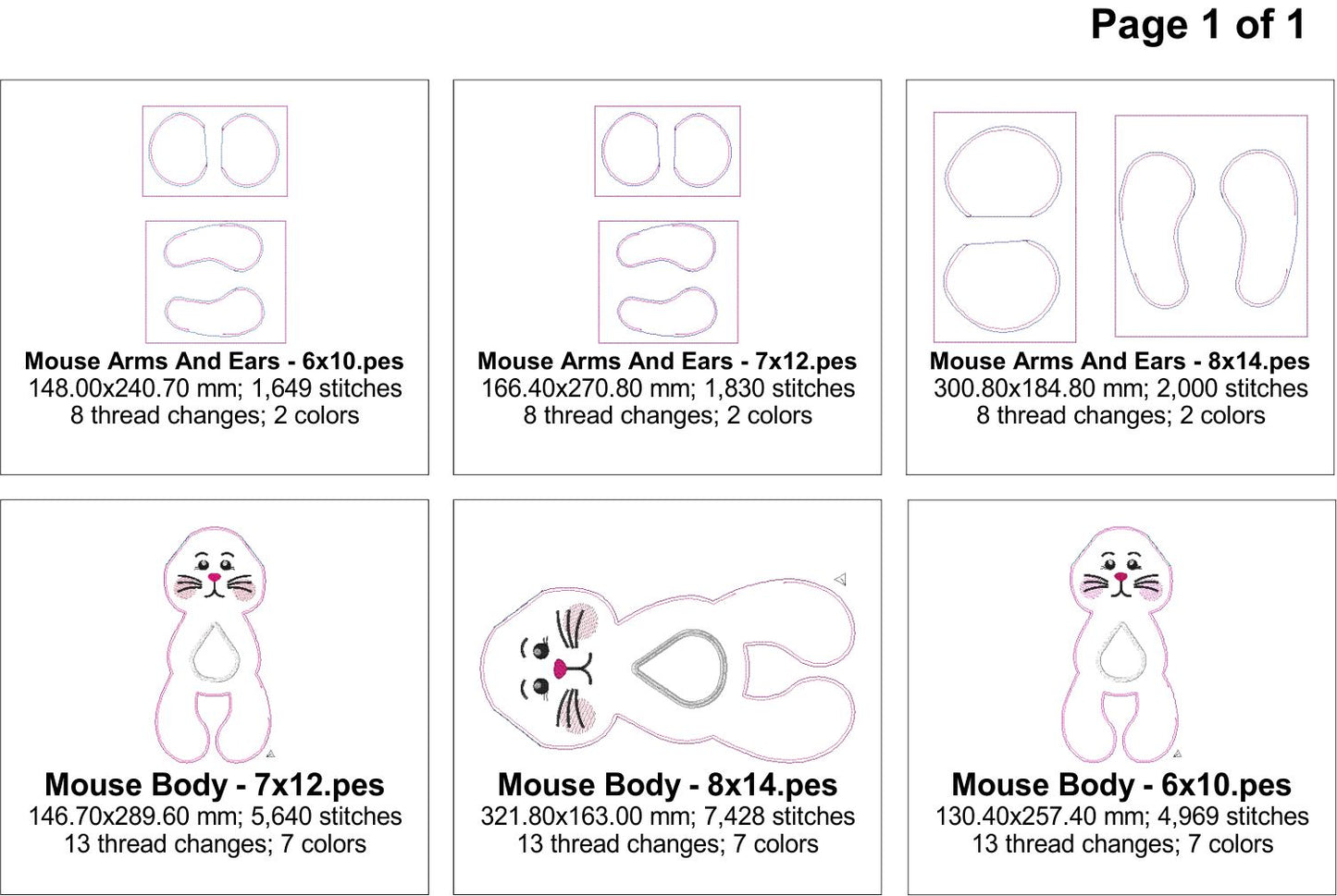 EW372 ITH Mouse Softie