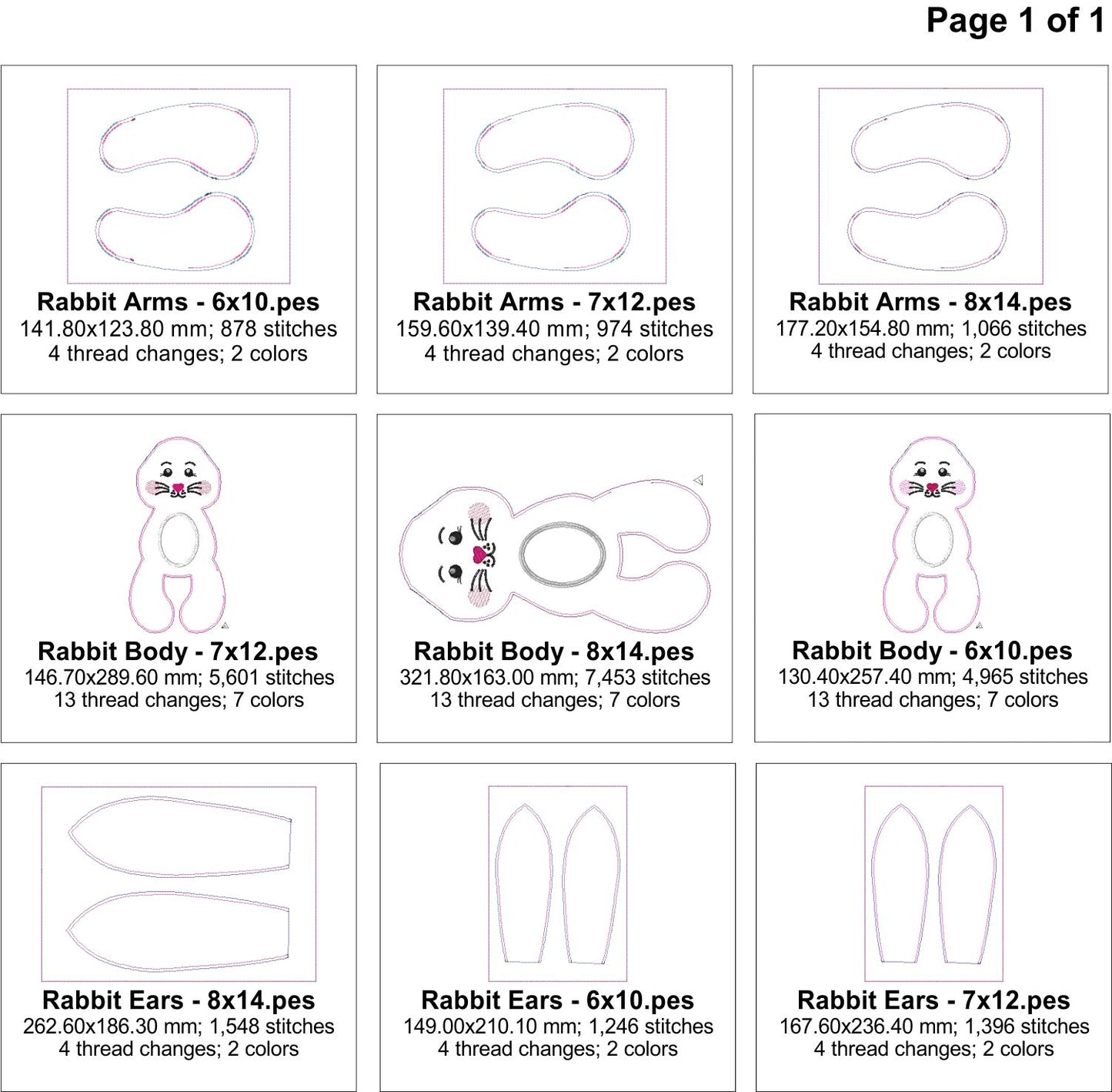 EW373 ITH Rabbit Softie