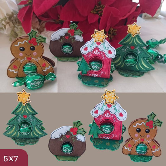 EW377  Christmas Chocolate Holders