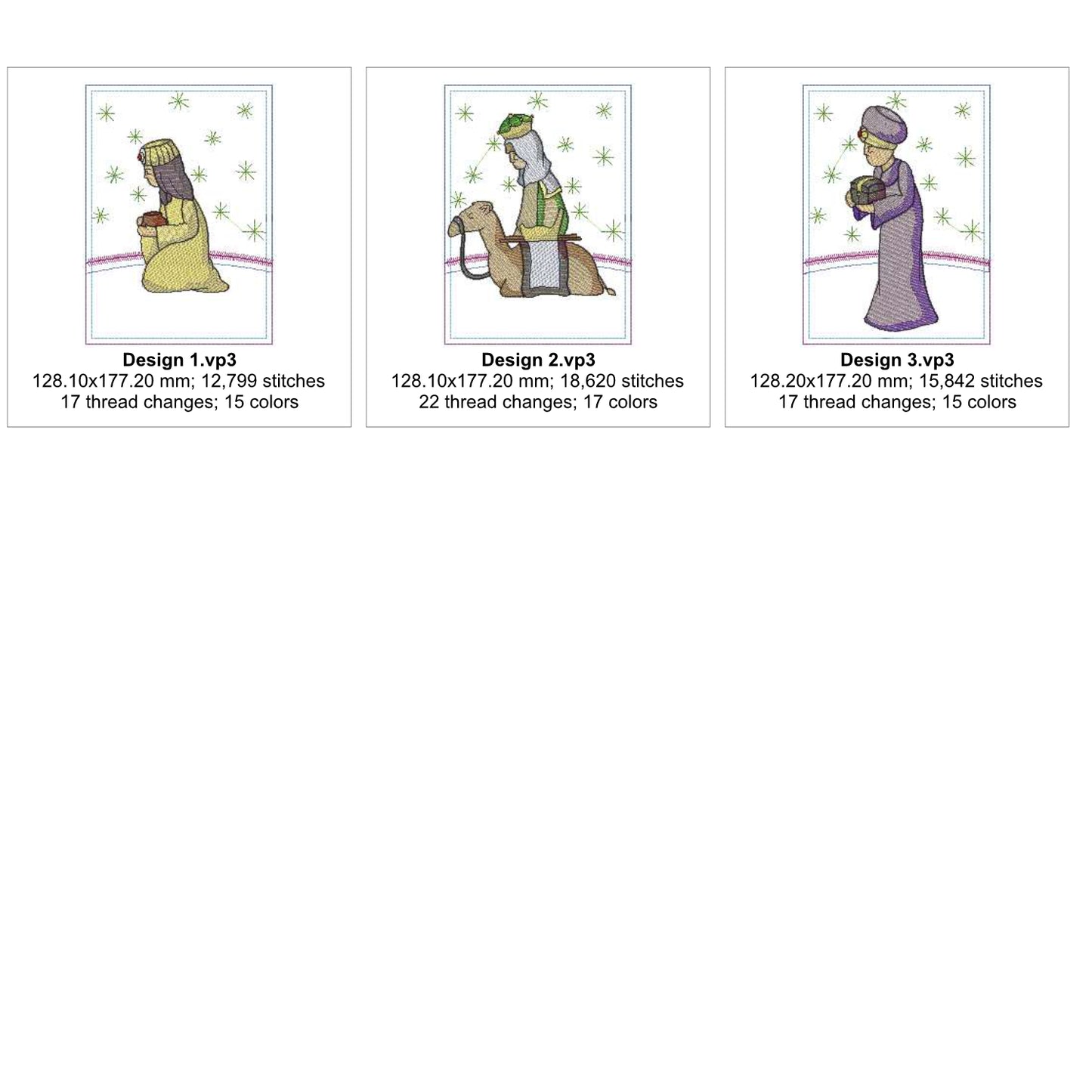 EW382 Wise Men Add On Panels