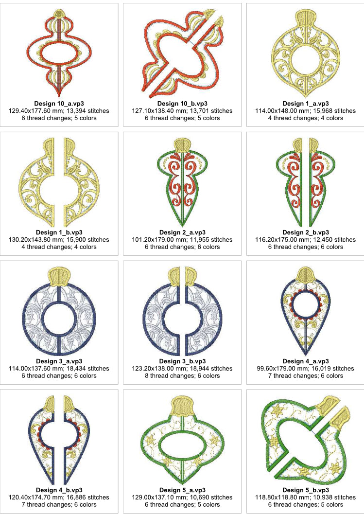 EW383 Christmas Ornaments