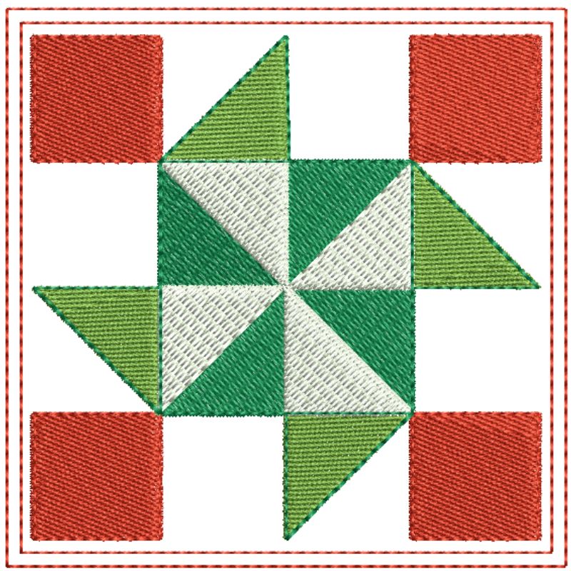 EW391 Mini Christmas Quilt Blocks