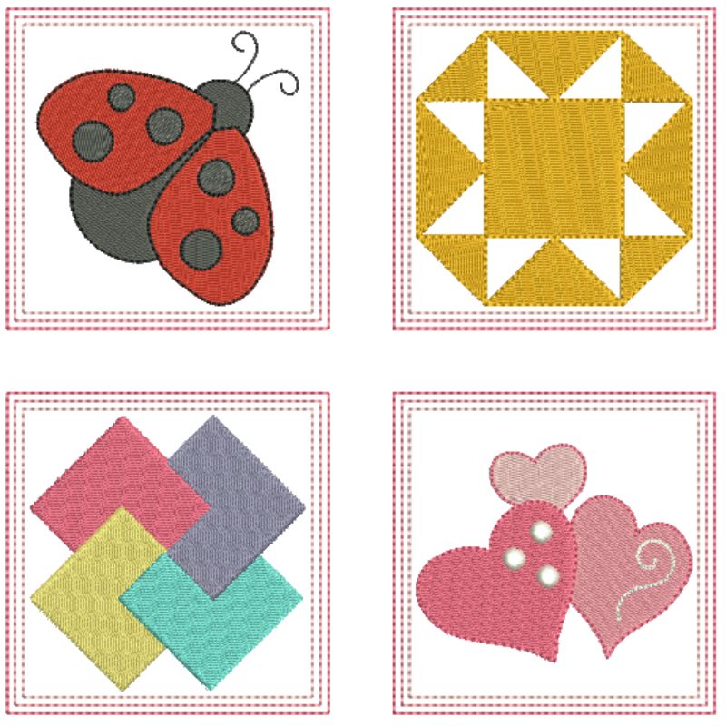 EW392 Mini Quilt Blocks 1
