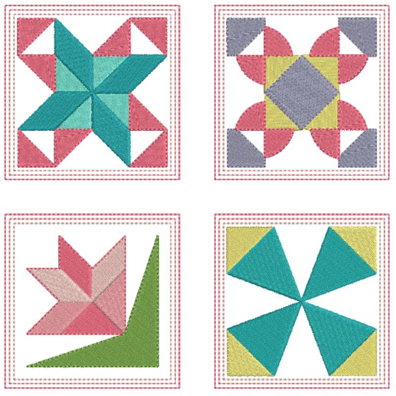EW392 Mini Quilt Blocks 1