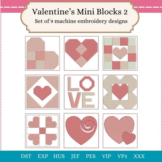 EW396 - Valentine's Mini Blocks 2