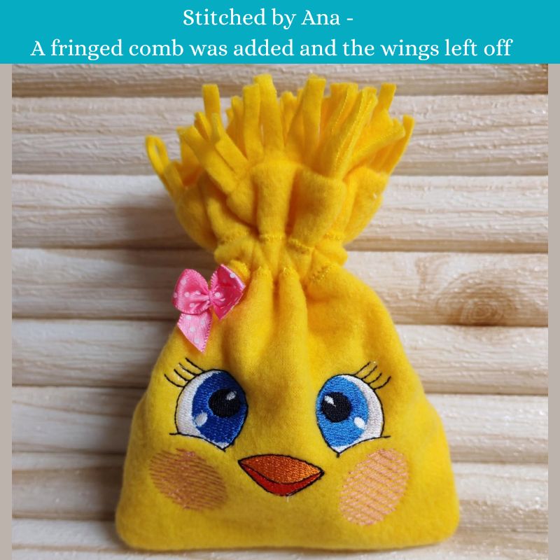 EW401 ITH Chick Treat Bags
