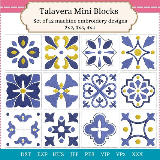 EW402  Talavera Mini Blocks