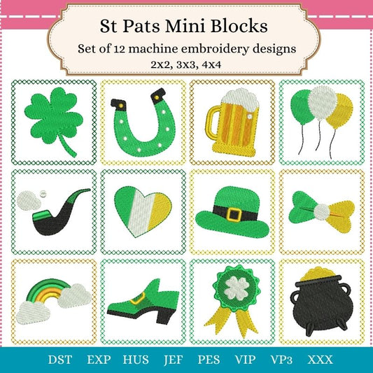 EW403  St Pats Mini Blocks