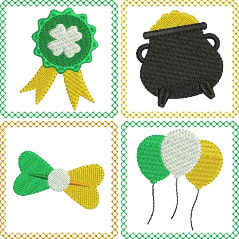 EW403 St Pats Mini Blocks
