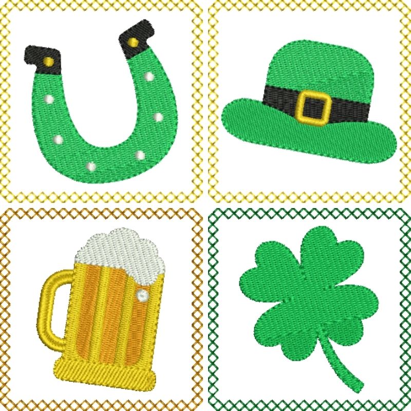 EW403 St Pats Mini Blocks