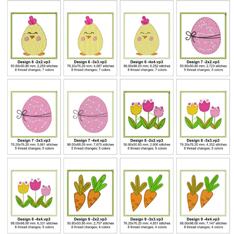 EW404  Easter Mini Blocks