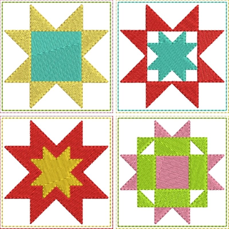EW406 Stars Mini Blocks