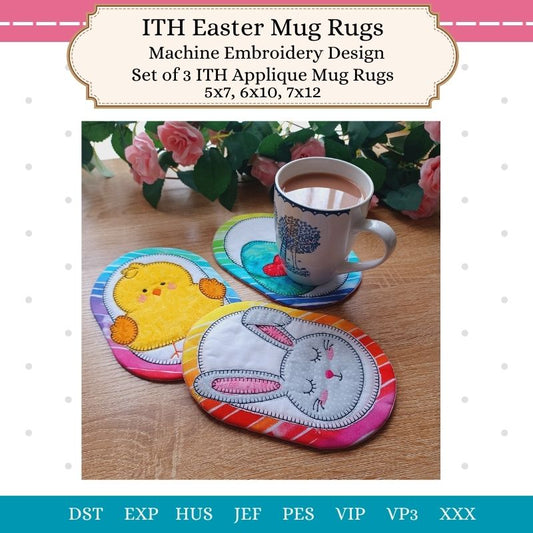 EW410 ITH Easter Mug Rugs