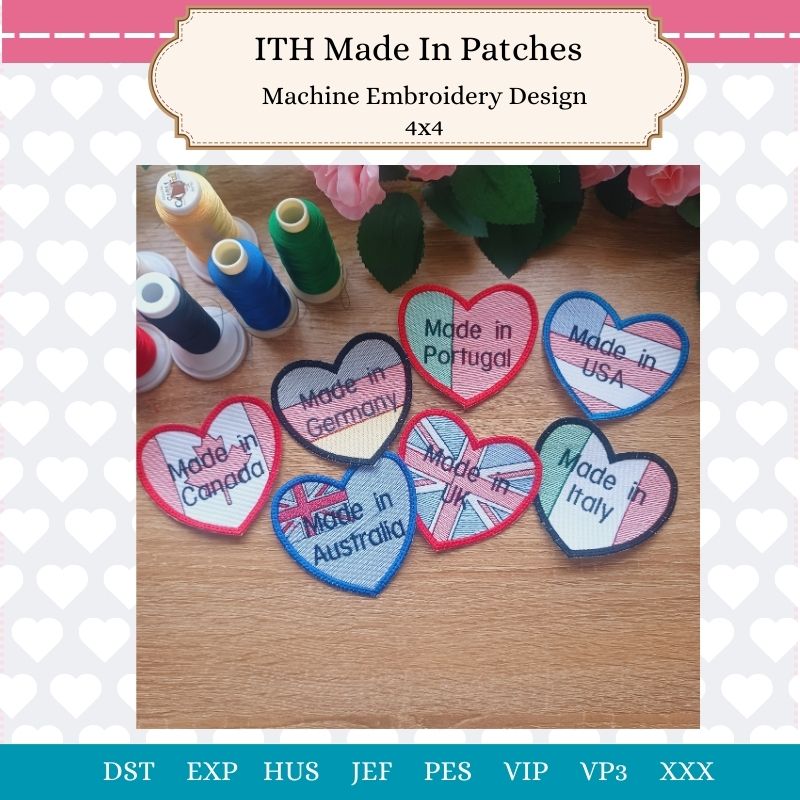 EW411 ITH Made in Patches