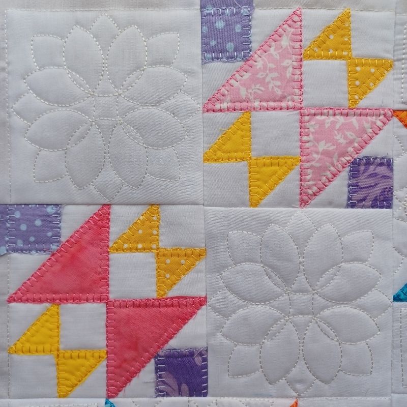 EWDP002 - Pack - Applique Scrappy Star Quilt Block Panels
