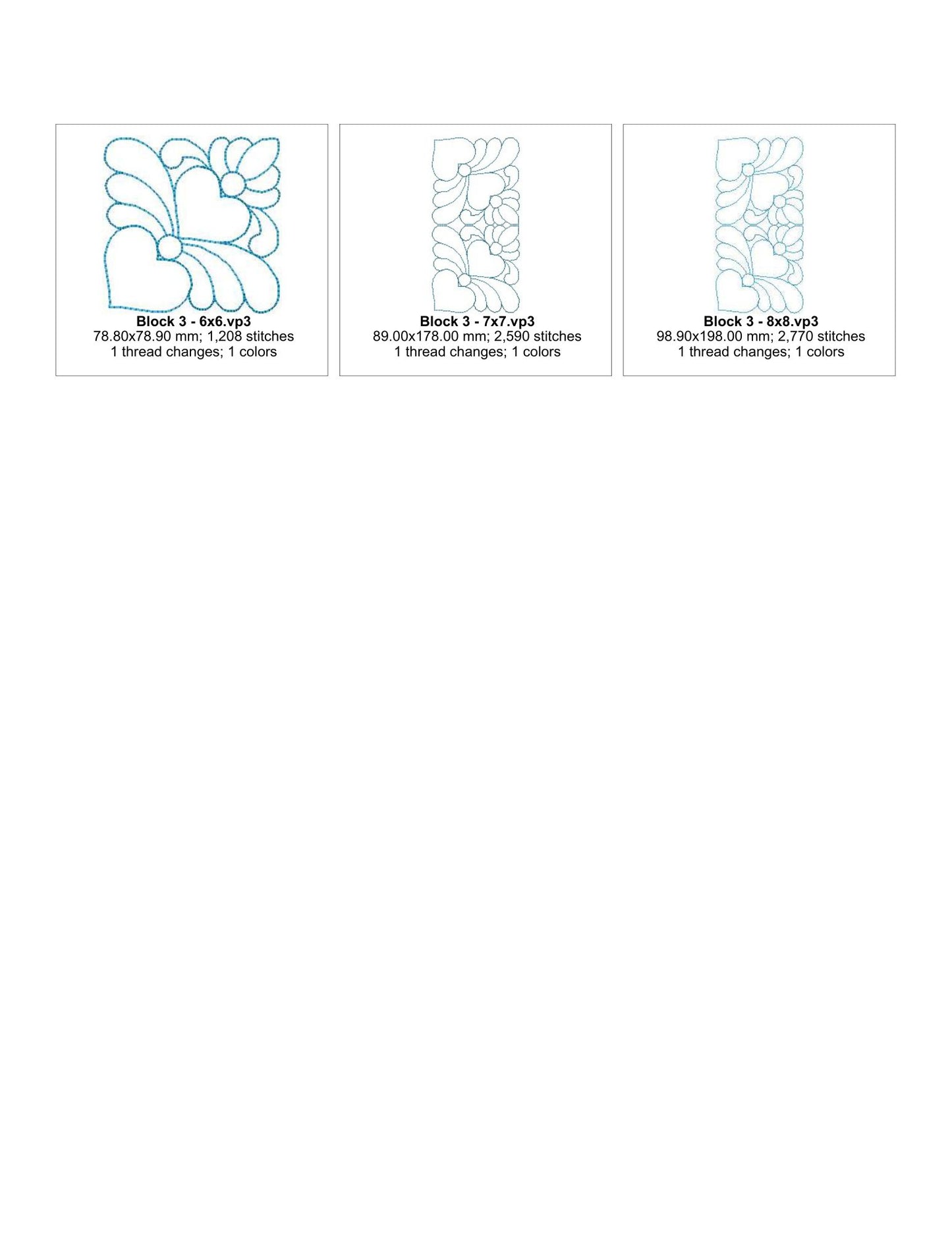EWDP003 Quilt Block Stencils