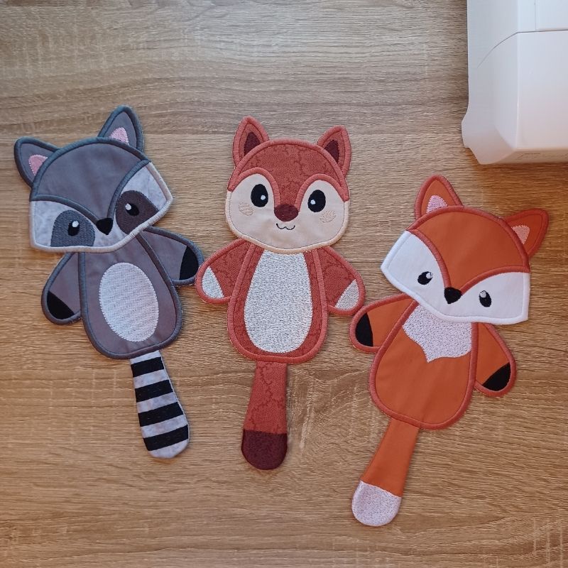 EW440 - Woodland Animal Tails Applique