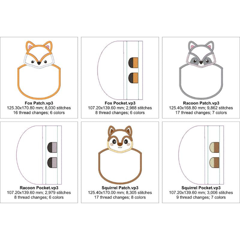 EW445 - ITH Woodland Pocket Peekers