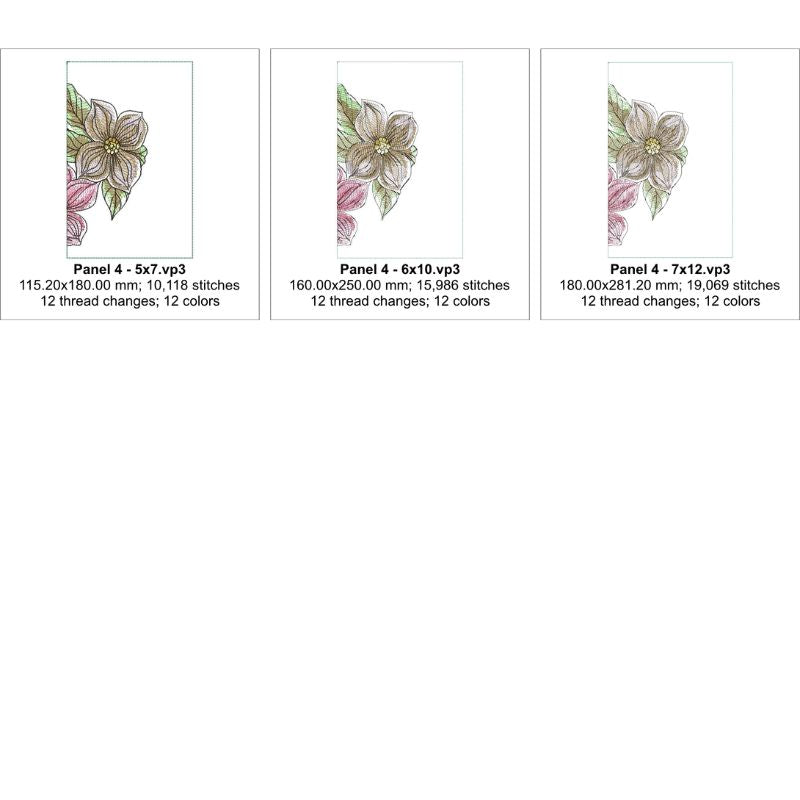 EW494 - Dogwood Table Runner