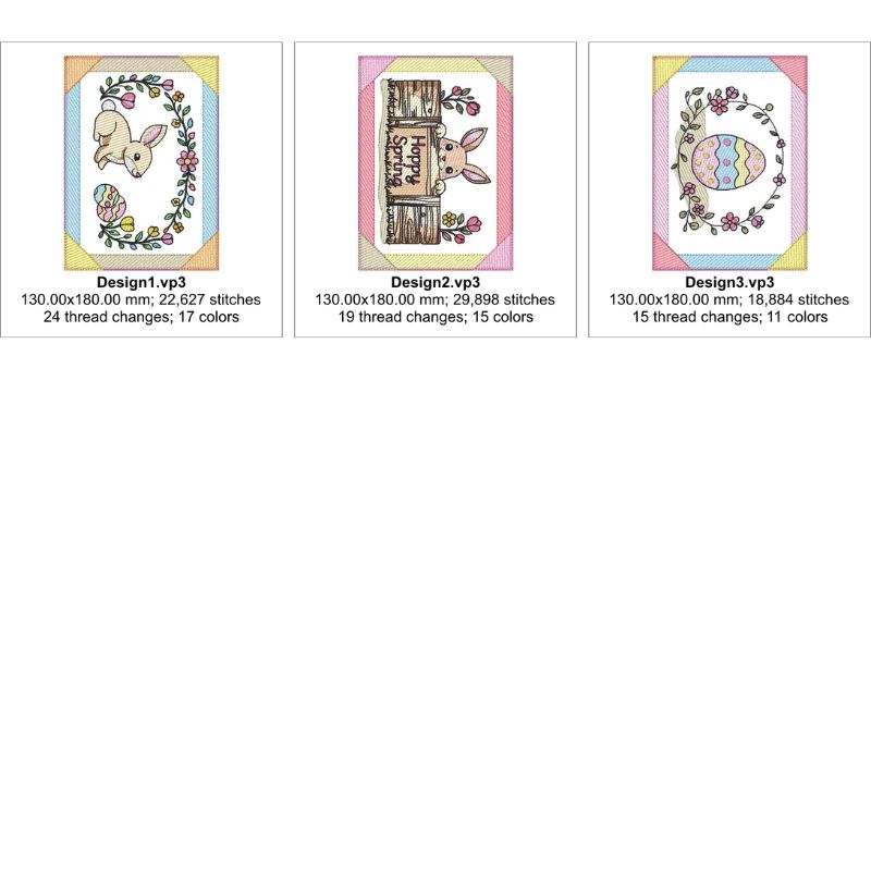 EW497 - ITH Easter Mug Rugs