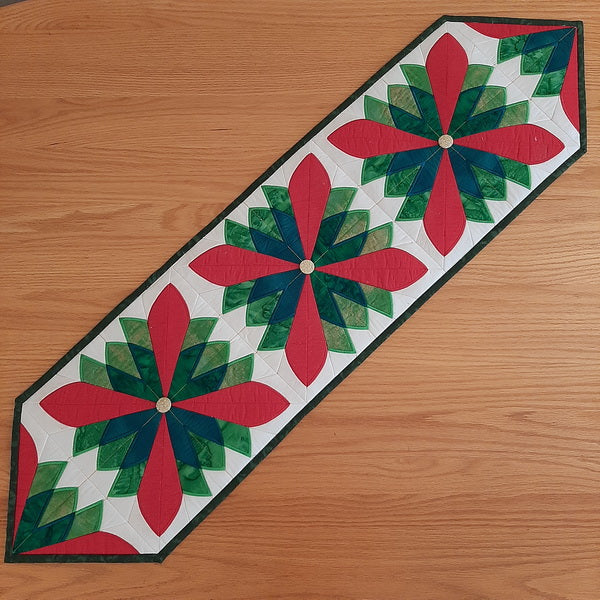 EWC157 Christmas Fan Table Runner