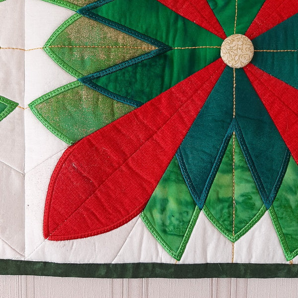 EWC157 Christmas Fan Table Runner