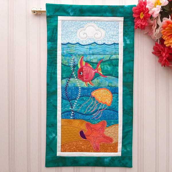 EWC173 IHQ Seascape Mini Quilt