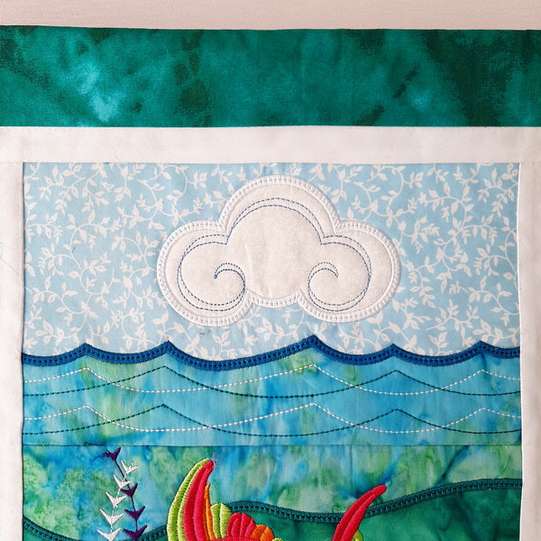 EWC173 IHQ Seascape Mini Quilt
